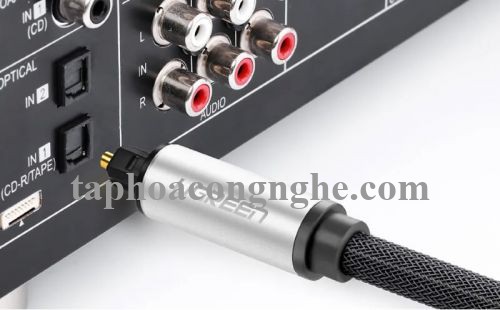 Ugreen 10541 3M màu Xám Dây cáp quang âm thanh 2 đầu dương AV108 30010541